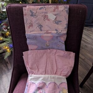 Pink and Purple Ballet Themed Fabric